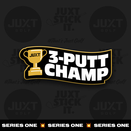 3-PUTT CHAMP 3D Golf Morale Patch