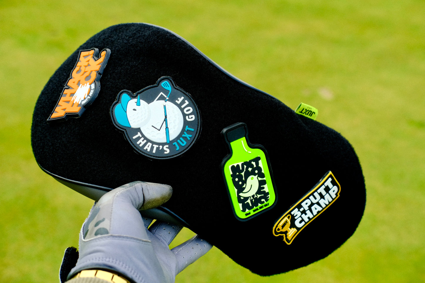 JUXT 'Stick It' Driver Headcover: PICK 3 ANY PATCHES