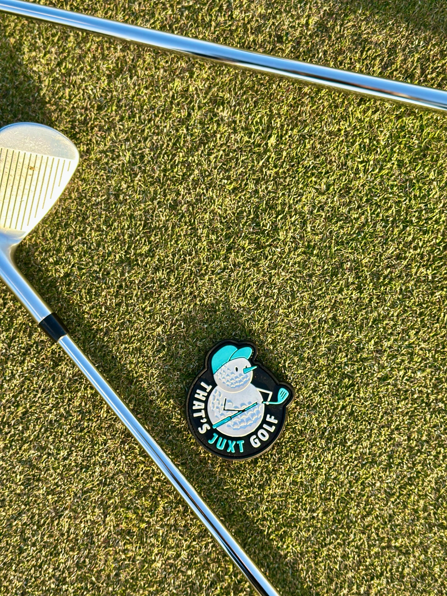 Angry Snowman Golf Morale Patch
