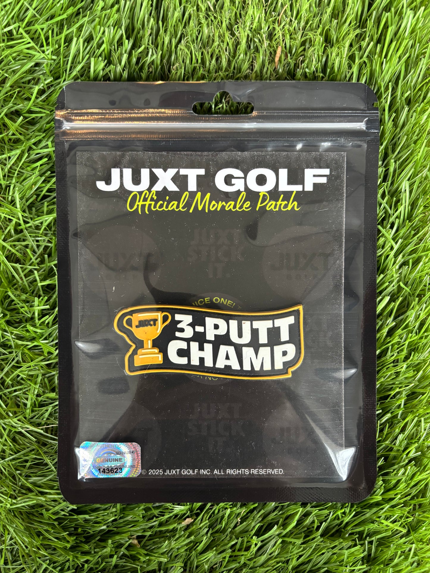 3-Putt Champ Golf Morale Patch