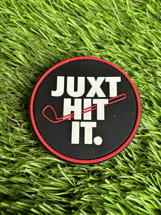 JUXT HIT IT Golf Morale Patch