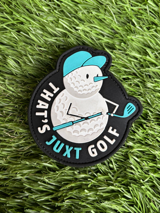 Angry Snowman Golf Morale Patch