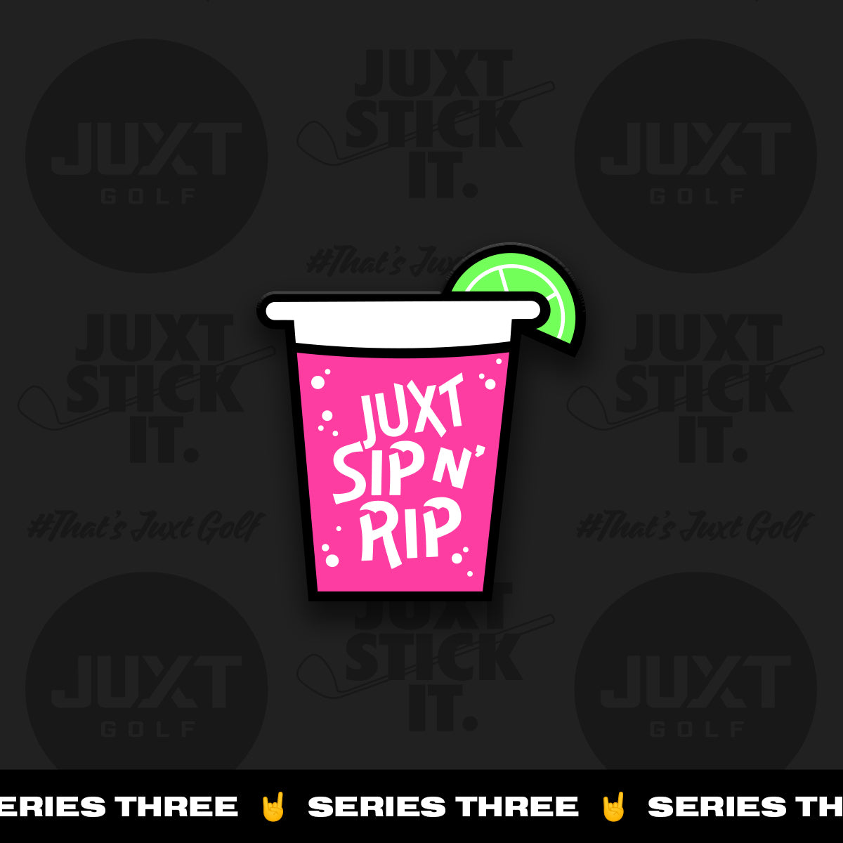 SIP N' RIP 3D Golf Morale Patch