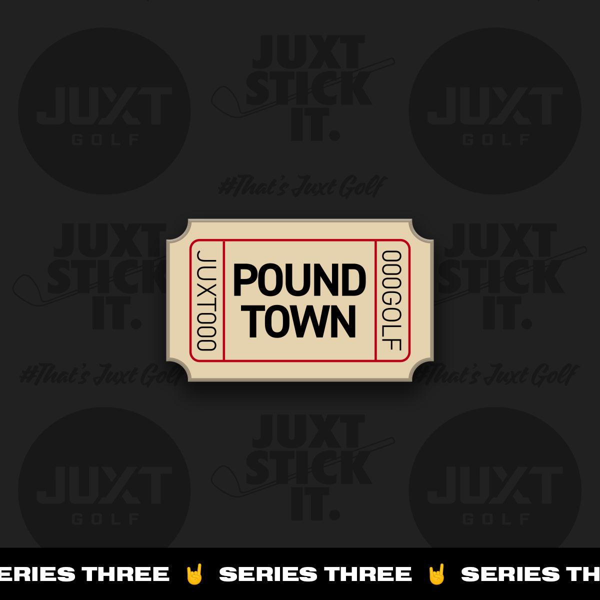 POUND TOWN Golf Morale Patch
