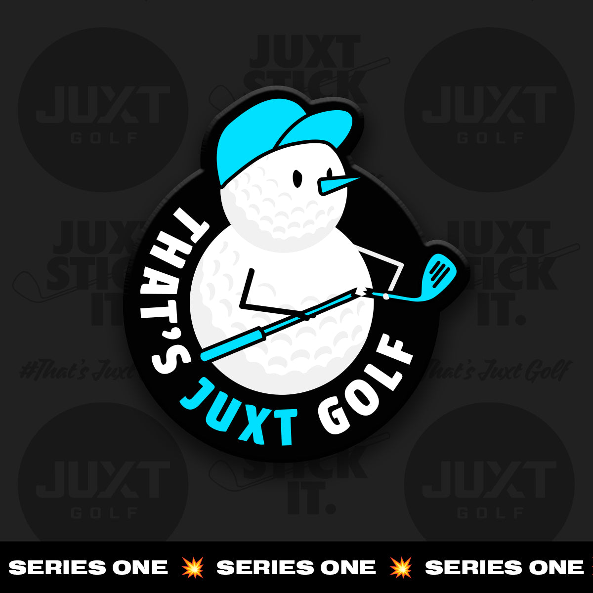 Angry Snowman Golf Morale Patch