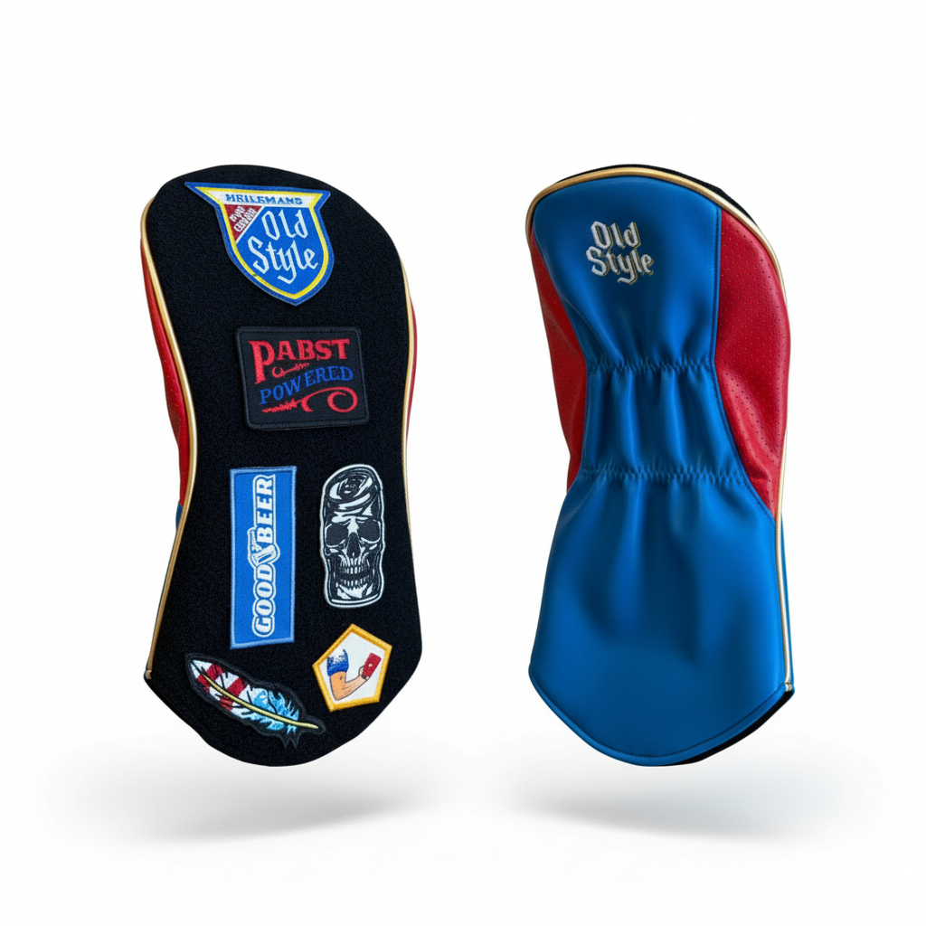 Custom JUXT headcover with morale patches