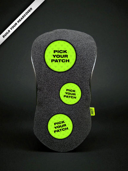 JUXT 'Stick It' Driver Headcover:  PICK 3 ANY PATCHES