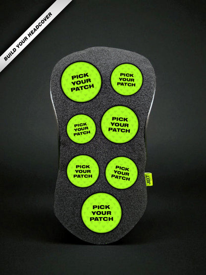 JUXT 'Stick It' Driver Headcover: PICK ANY 7 PATCHES