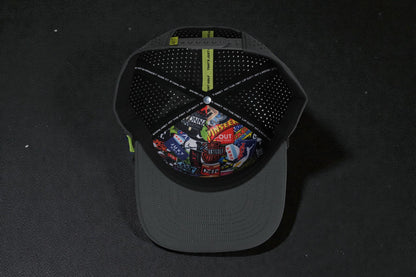 JUXT 'Stick it' Gray Rope Golf Hat - Pick 3 Patches!