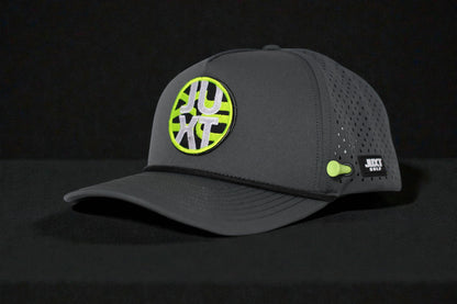 JUXT 'Stick it' Gray Rope Golf Hat - Pick 3 Patches!