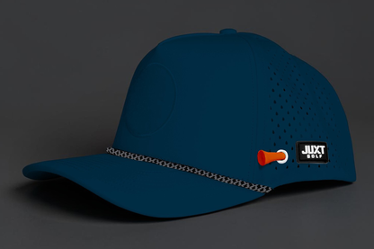 JUXT 'Stick it' Navy Blue Rope Golf Hat - Pick 3 Patches!