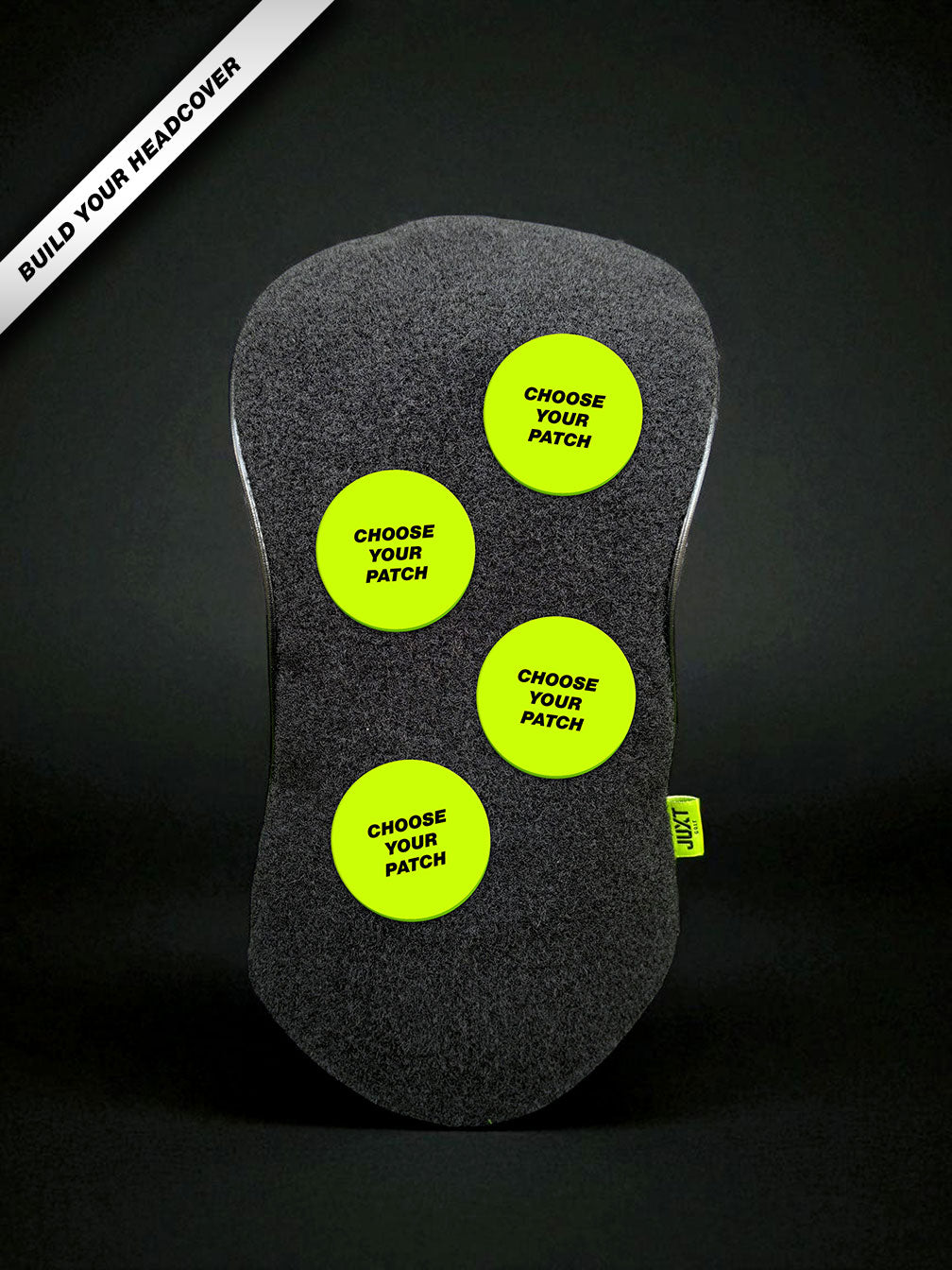 JUXT 'Stick It' Driver Headcover:  PICK ANY 4 PATCHES