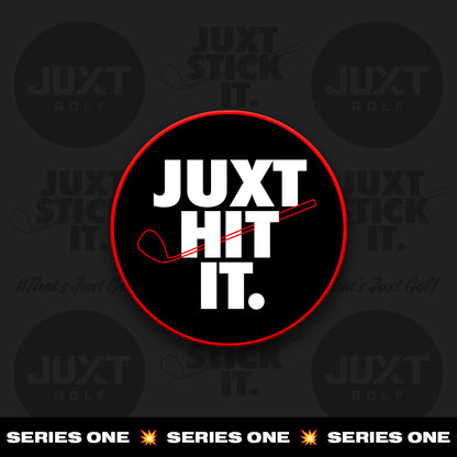 JUXT HIT IT Golf Morale Patch